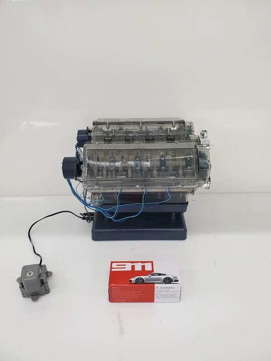 Toy Visible V8 Internal Combustion Ohc Engine Untested image number 1