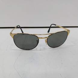 Ray Ban RB 3429 Gold-Tone Rim Sunglasses