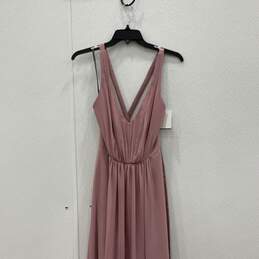 NWT Vera Wang Womens Purple V-Neck Sleeveless Long Maxi Dress Size 2 alternative image