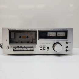 Vintage Kenwood KX-550 ~ Stereo Single Cassette Deck UNTESTED
