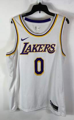 Nike NBA Los Angeles Lakers Russell Westbrook #0 White Basketball Jersey - Sz XL