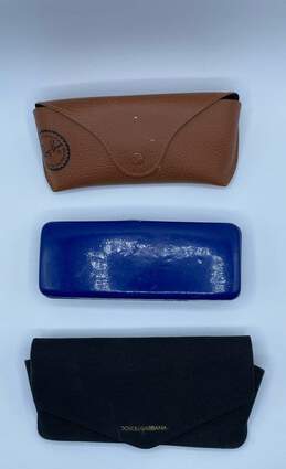 Bundle of 3 Sunglasses Cases (Dolce & Gabbana, Ray-Ban, Etc.) - CASES ONLY