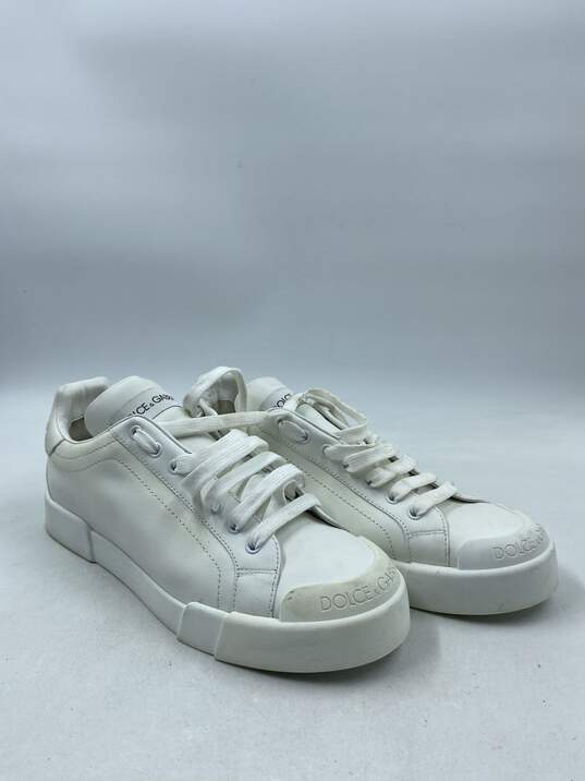 Authentic Dolce & Gabbana White Sneaker M 8 image number 3