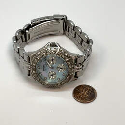 Designer Fossil BQ-9111 Blue Crystal Stainless Steel Analog Wristwatch alternative image