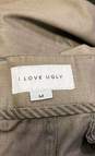 NWT I Love Ugly Mens Beige Winston Pleated Straight Leg Chino Pants Size Medium image number 3