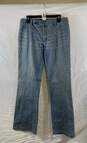 Armani Exchange Womens Blue Mid-Rise Pockets Denim Bootcut Jeans Size 12 image number 1