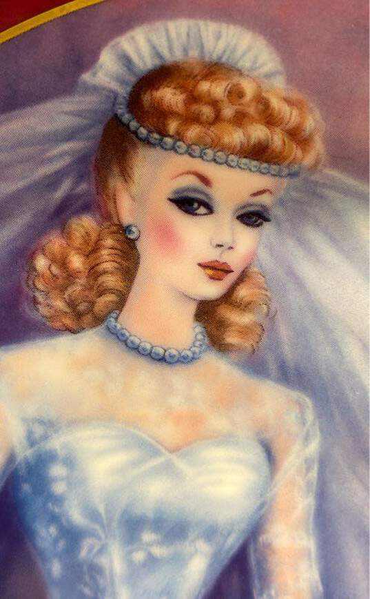 The Danbury Mint Barbie Collection Plates Set of 2 Collectors Plates 1959/1966 image number 4