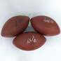 3 Autographed Footballs image number 1