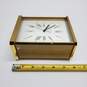 Authenticated Tiffany & Co Brass Quartz Desk Clock Untested image number 7
