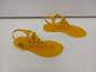 COACH NATALEE JELLY SANDALS YELLOW Womens Sz 6B image number 2
