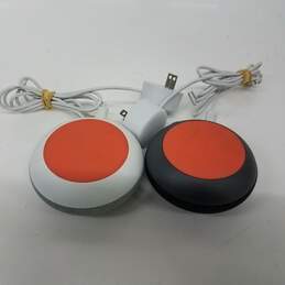 Lot of 2 Google Home Mini Smart Speakers alternative image