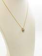 14K Yellow Gold 0.89 CTTW Diamond Pendant Necklace 4.6g image number 3