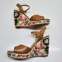 Kate Spade New York Women's Garden Napa Wedge Shoes Size 8.5M alternative image