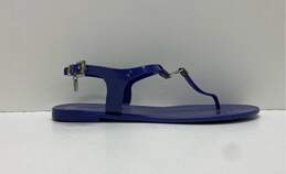 COACH Piccadilly Purple Jelly Thong Sandals Size 9 B
