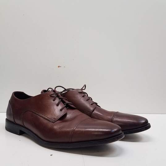 Florsheim Stance Cap Oxford Dress Shoes Brown Men's Size 8D image number 3