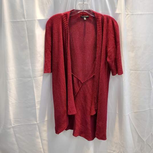 Eileen Fisher Wool Open Front Knit Cardigan Sweater Size XL image number 1