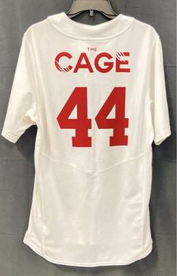 Adidas Men White Loyola Marymount Cage College Baseball Jersey L alternative image