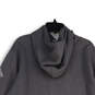 NWT Mens Gray Long Sleeve Kangaroo Pockets Pullover Hoodie Size Large image number 4