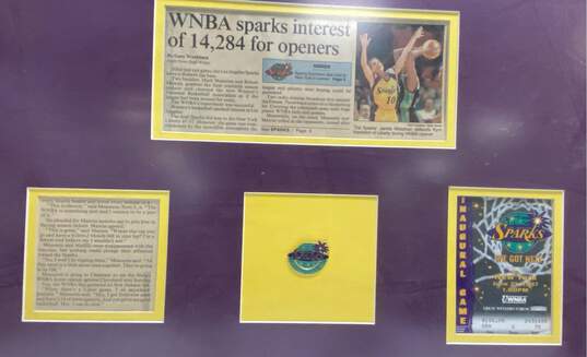 Framed & Matted WNBA Los Angeles Sparks Collectible image number 4