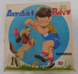 Vintage Acrobat Puppy Mechanical Wind-up Toy