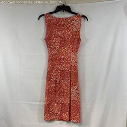 Gently Loved Certified Authentic BCBGMaxAzria Red Floral Print Wrap Dress, Sz. S alternative image