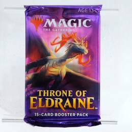 Magic The Gathering MTG Lot of 2 Throne of Eldraine Booster Packs Factory Sealed alternative image