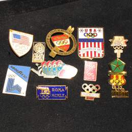 Set of 11 Vintage Olympic Games Pins