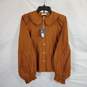 Universal Threads Women Brown L/S Blouse NWT sz S image number 1
