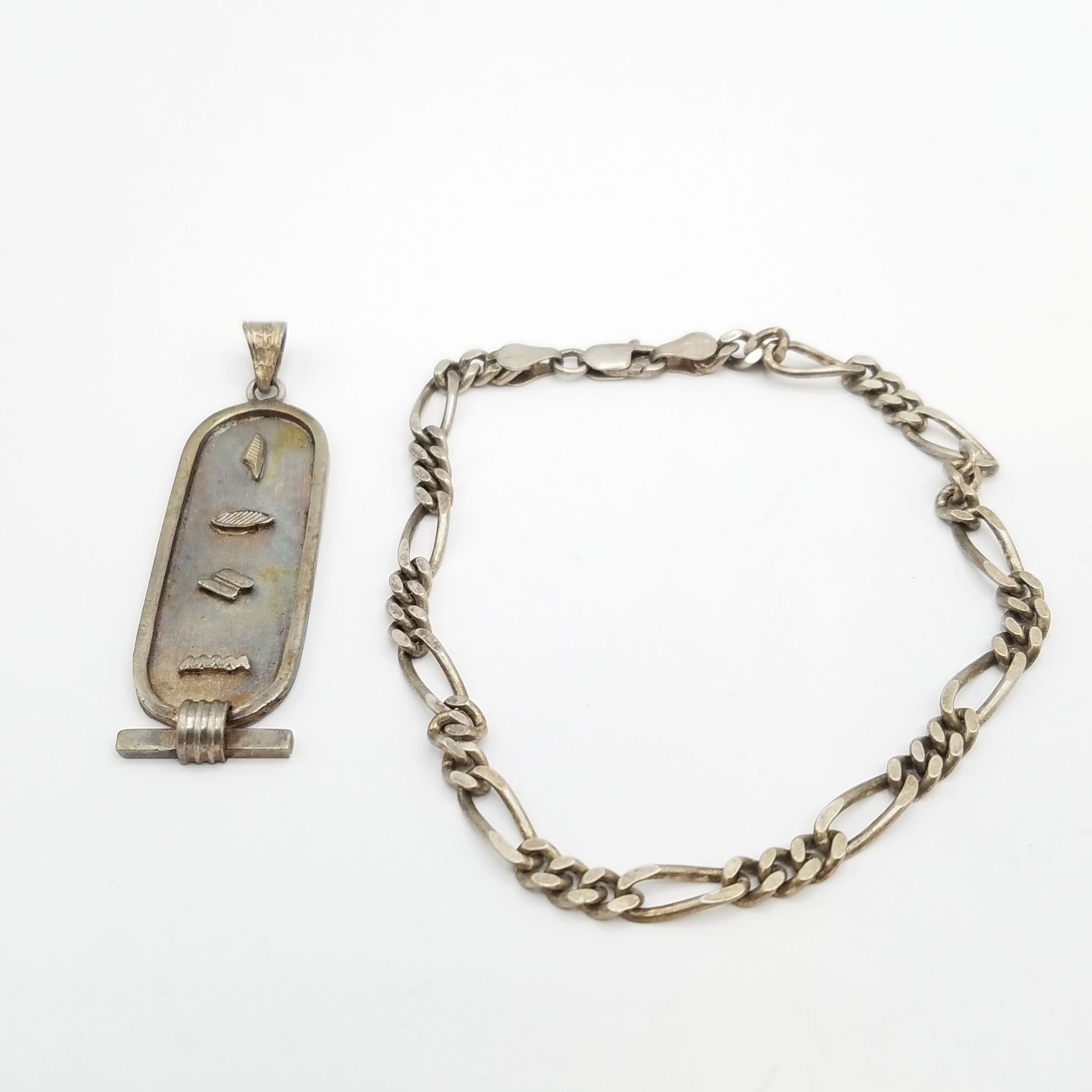 Egyptian Silver Cartouche Bracelet – This.Is.Velazquez