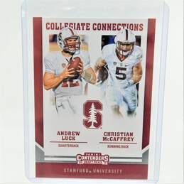 2017 Christian McCaffrey Panini Contenders Rookie Collegiate Connections