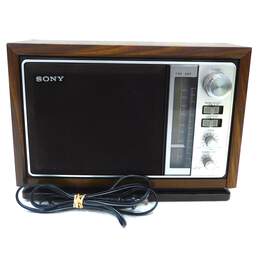 Vintage Sony ICF-9740W 2 Bands AM/FM Tabletop Radio
