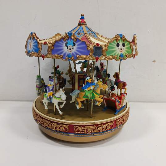 Micky Mouse Holiday Music Playing Carousel Toy image number 1