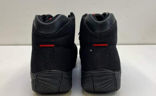 FUBU Mid Denim Black Sneakers Shoes Men's Size 9 image number 4