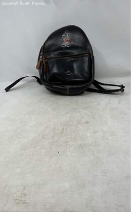 Coach Mickey Mouse Womens Black Backpack Bag