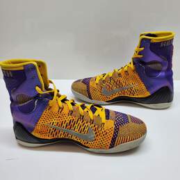 2014 MEN'S NIKE KOBE IX 9 ELITE 'TEAM SHOWTIME' 630847-500 SZ 11 alternative image