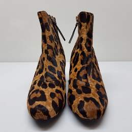 DKNY Women's Corrie Ankle Boots Leopard Print Cow Fur Size 7.5 alternative image