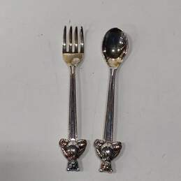 Baby Collection Silverplate Spoon Set IOB alternative image