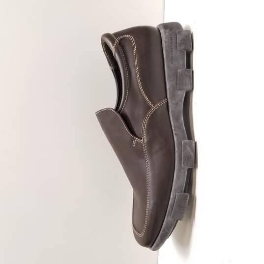 Donald J Pliner Men's Amstel Brown Leather Slip On Shoes Size 12 image number 2