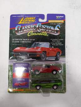 Vintage Johnny Lightning Classic Customs Corvette Limited Edition Diecast Cars