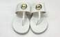 Michael Kors Ireland Leather Thong Sandals White 7.5 image number 3