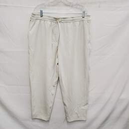 Lululemon Athletica WM's Relax Fit Ivory Training Jogger w Drawstring Size XL