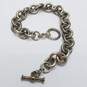 Sterling Silver Rolo Chain 7.5" Toggle Bracelet 34.9g image number 4