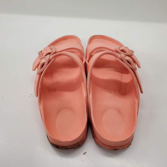 Birkenstock Arizona EVA Peach Slide Sandals Men's Size 5/Women's Size 7 image number 3
