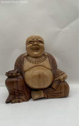 Happy Fat Buddha Wooden