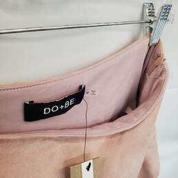 Wm DO+BE Leather Pink Skirt Skort W/Tags Sz M alternative image