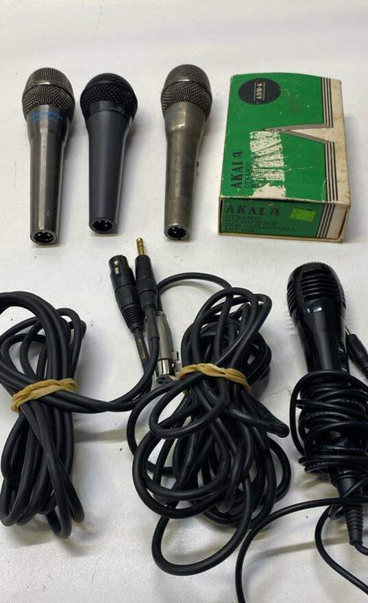 Assorted Microphone Bundle Lot of 5 and Accessories image number 1