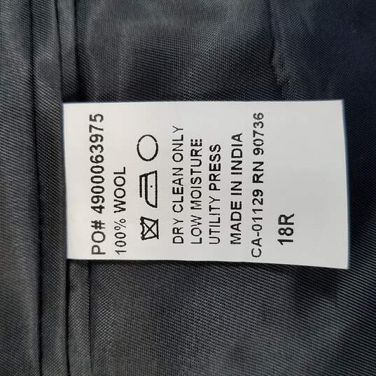 Buy the Michael Kors Men Navy Blue Suit Jacket 18 R | GoodwillFinds