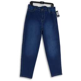 NWT Butter Denim Womens Blue Medium Wash 5-Pocket Design Skinny Jeans Size 18