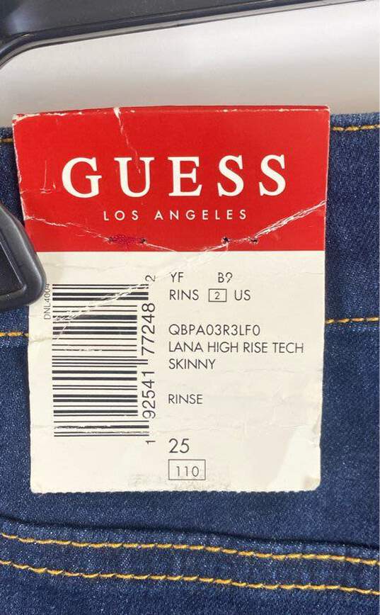 Guess Women Blue Skinny Jeans Sz 25 NWT image number 6