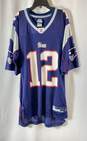 Reebok New England Patriots #12 Tom Brady Jersey - Size L image number 3